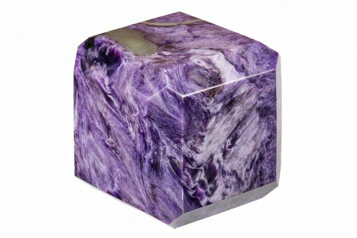 Polished Purple Charoite Cube - Siberia #194229